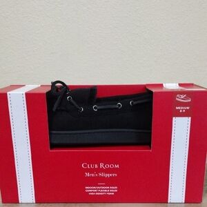 Club Room Black Loafers Slip-Ons